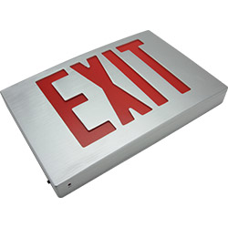 CHEX Series City of Chicago LED Steel Exit Sign