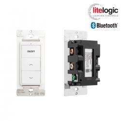 LE-SW2 Series LiteLogic 5-Key Battery Powered Wall Switch